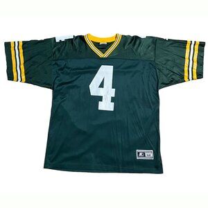 Vintage Starter Brett Favre Green Bay Packers NFL Jersey #4 Size 52 (XL)